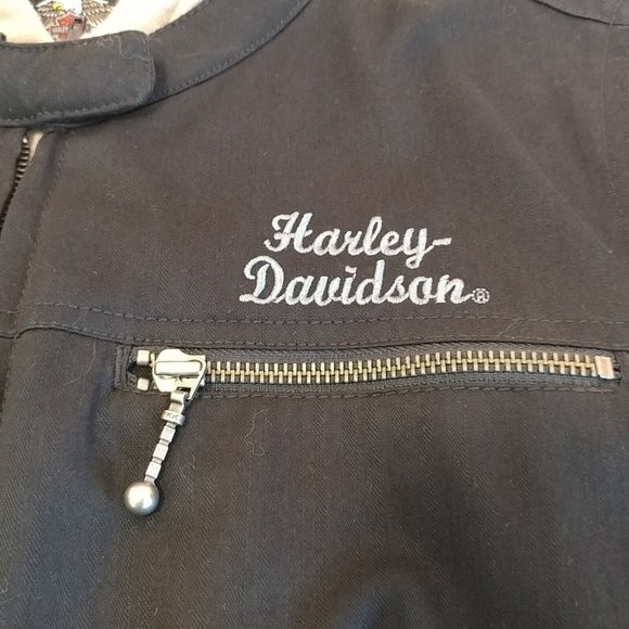 Women's Medium M Harley-Davidson Cotton 3-n-1 Jacket 98416-08VW - Picture 9 of 12